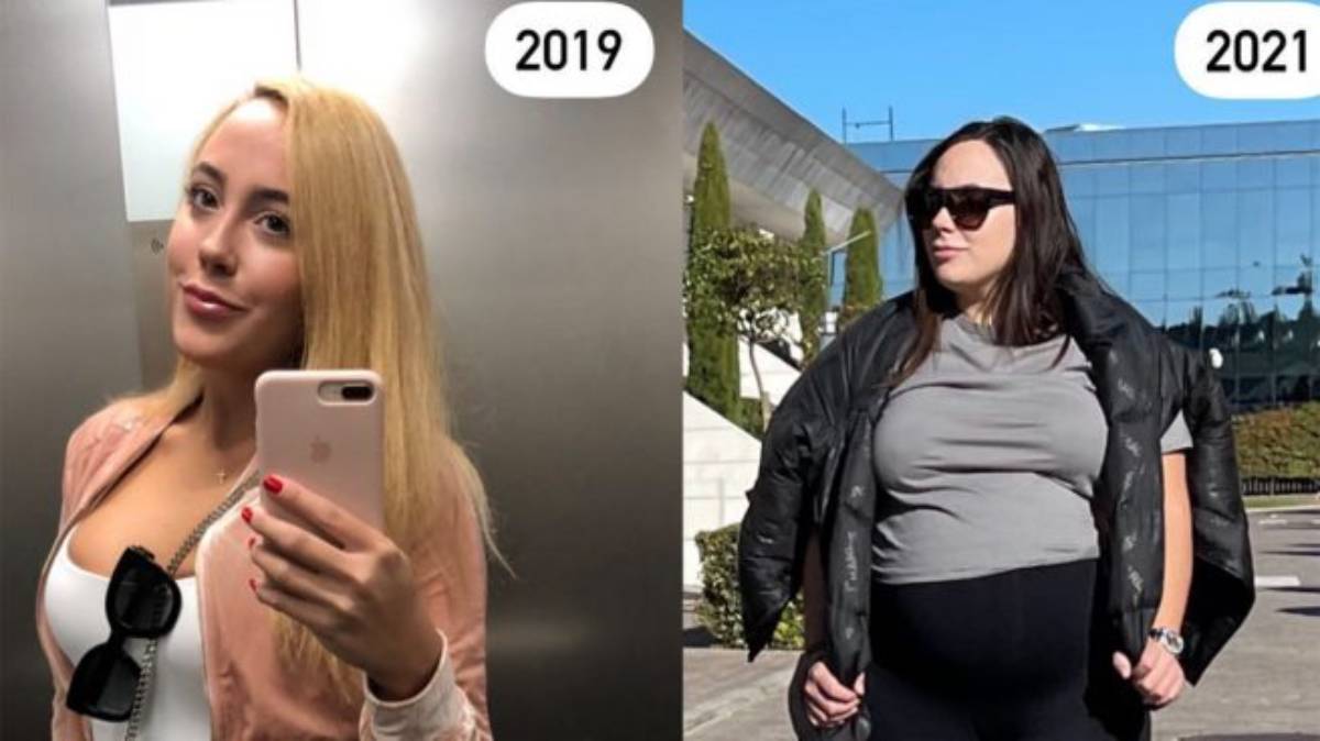 Un montaje comparativo muestra a Ivana Rodríguez en dos momentos distintos. (Foto: Redes Sociales)