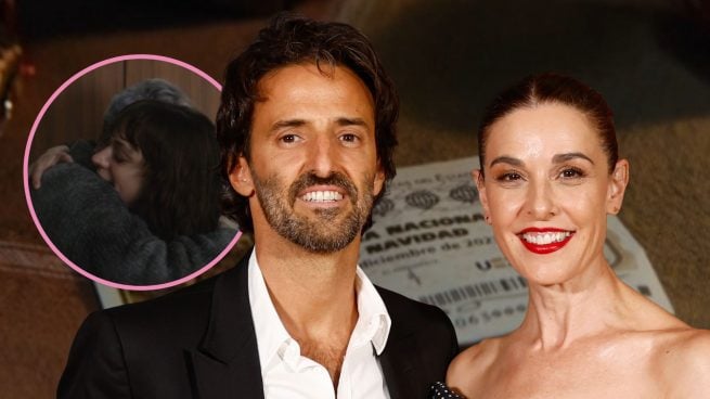 Raquel Sánchez Silva y su marido, director del anuncio de la lotería de Navidad de 2023. (Gtres y RTVE)