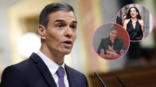 Pedro Sánchez y Rosalía. (Foto: Gtres y RTVE)