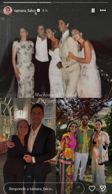 Felicitación de Tamara Falcó a Fernando Verdasco. (Foto: Gtres)