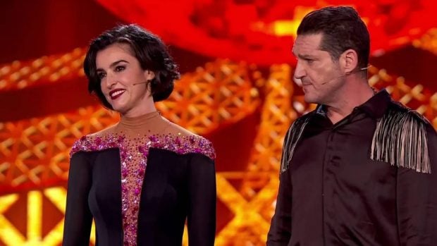 Blanca Romero y Manu Tenorio en 'Bailando con las estrellas'. (Foto: Telecinco)
