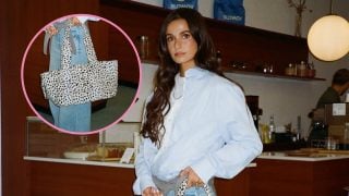 Alejandra Navas y su bolso de Núnoo Bags. (Foto: Redes sociales y Núnoo Bags)