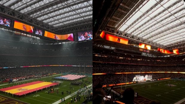 Lavinia León comparte varias imágenes desde el Bernabéu. (Fotos: Redes Sociales)