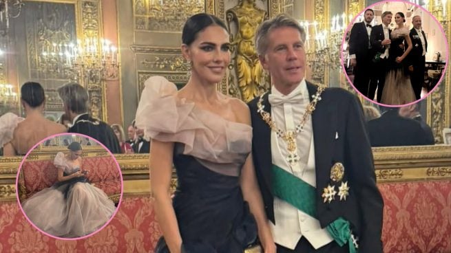 Adriana Abascal abre el álbum de fotos de la cena de gala en Florencia. (Fotos: Redes Sociales)