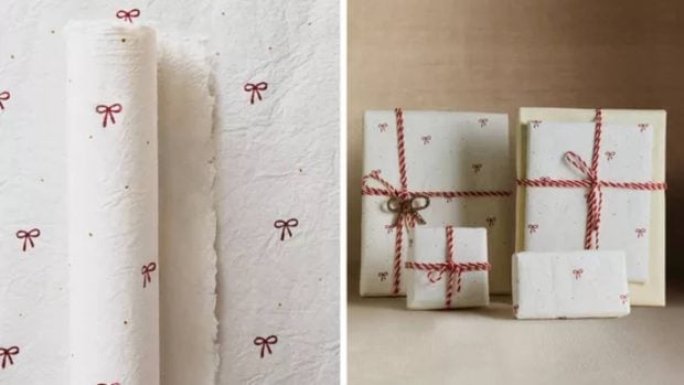 Papel de regalo de Zara Home. (Foto: Zara Home)