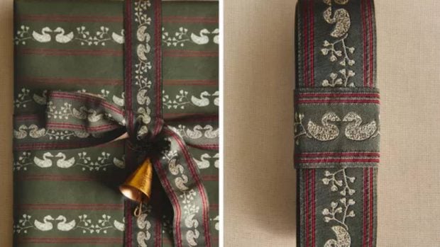Papel de regalo y cinta decorativa de Zara Home. (Foto: Zara Home)