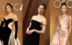 Jennifer Lopez, Ariana Grande y Emma Stone en la antesala a los premios Oscar. (Foto: Gtres)