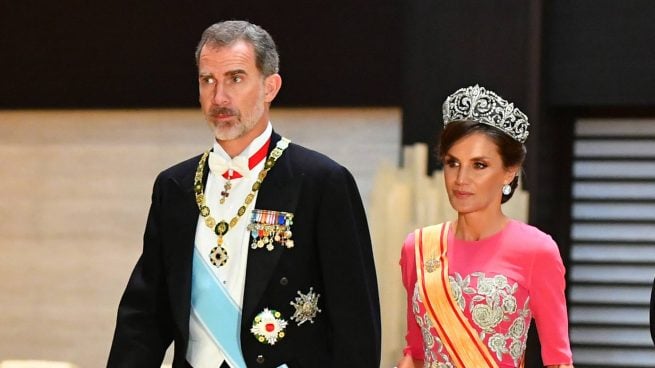 Los Reyes Felipe y Letizia en Japón. (Foto: Gtres)