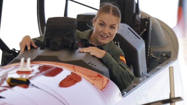 La princesa Leonor en San Javier. (Foto: Gtres)