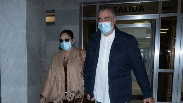 Isabel Pantoja y su hermano Agustín. (Foto: Gtres)