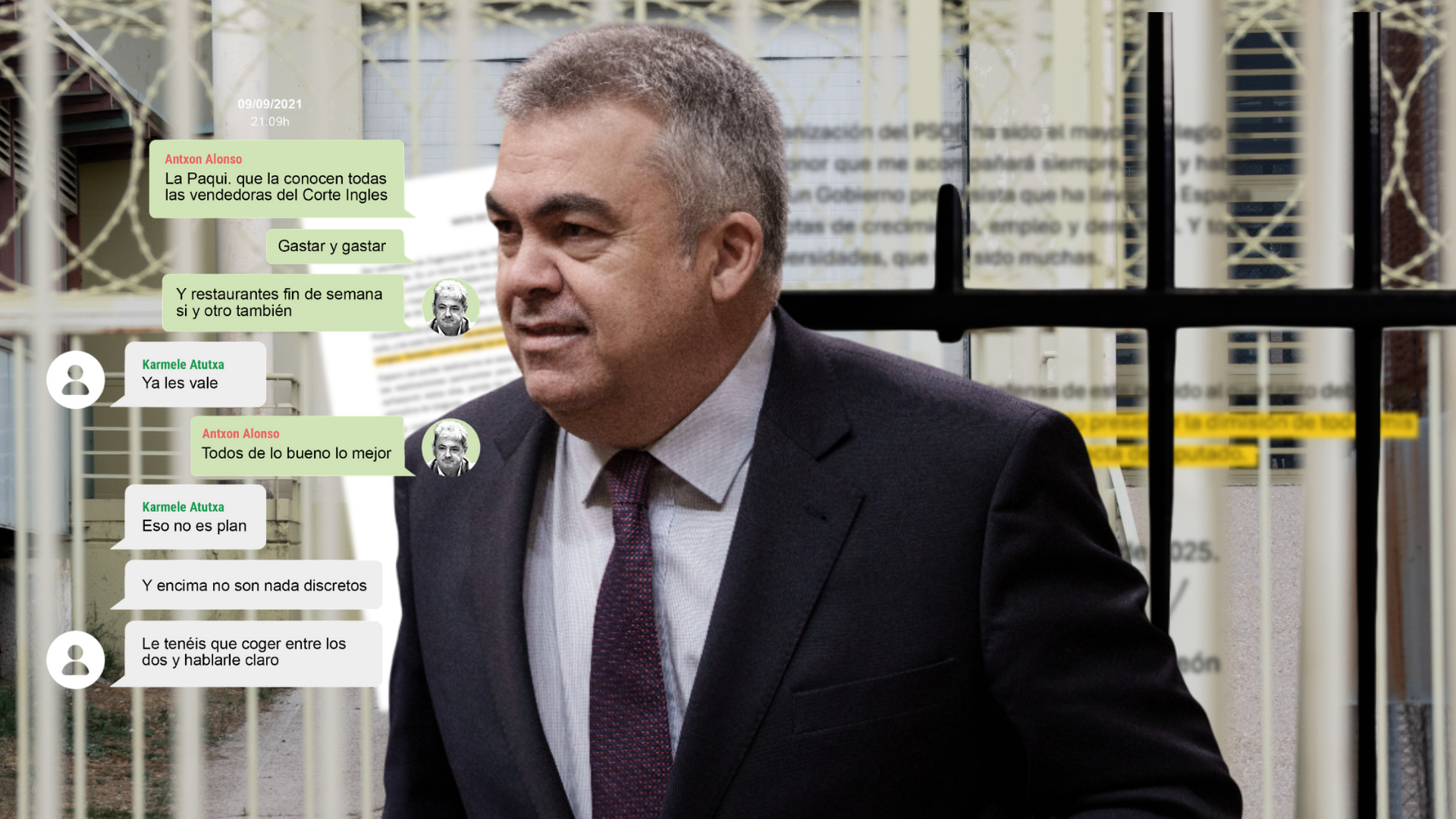 Libre pero acorralado: lo que le espera a Santos Cerdán tras Soto del Real