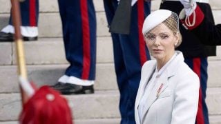 La princesa Charlene en una misa en la catedral. (Foto: Gtres)