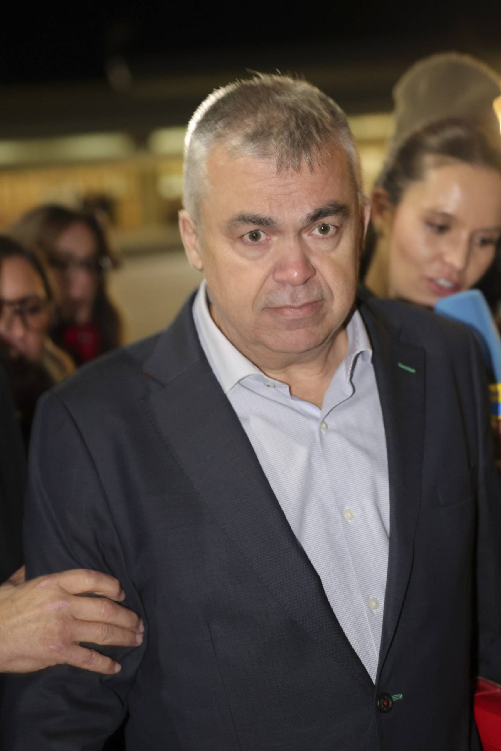 Santos Cerdán a su salida de prisión. (Foto: Gtres)