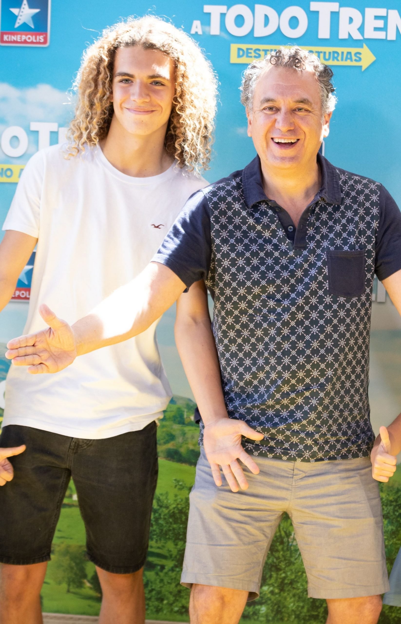 Roberto e Iñigo Brasero en un photocall. (Foto: Gtres)