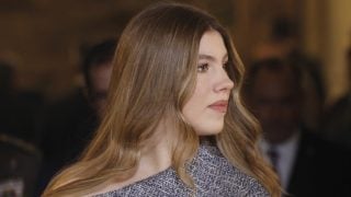 La infanta Sofía en la ceremonia del Toisón de Oro. (Foto: Gtres)