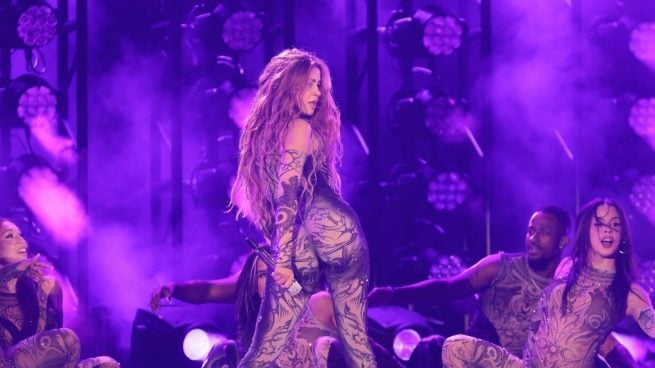 Shakira durante una actuación. (Foto: Gtres)