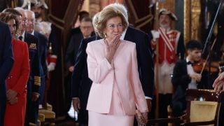 La Reina Sofía en un acto oficial. (Foto: Gtres)