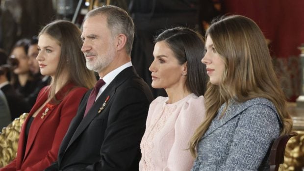 La Familia Real en un acto. (Foto: Gtres)