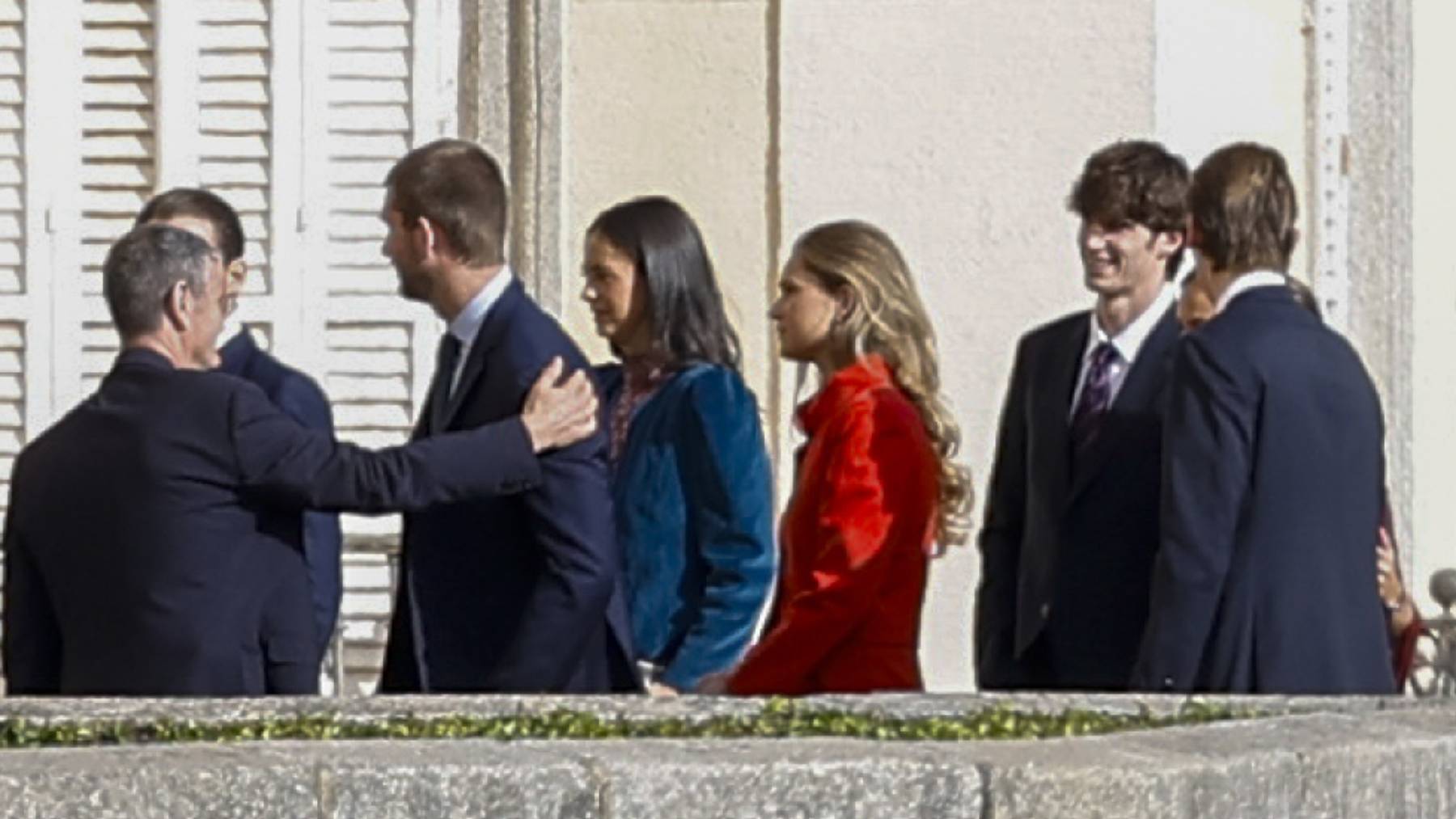 Juan, Irene, Pablo y Miguel Urdangarin junto a Victoria Federica. (Foto: Gtres)