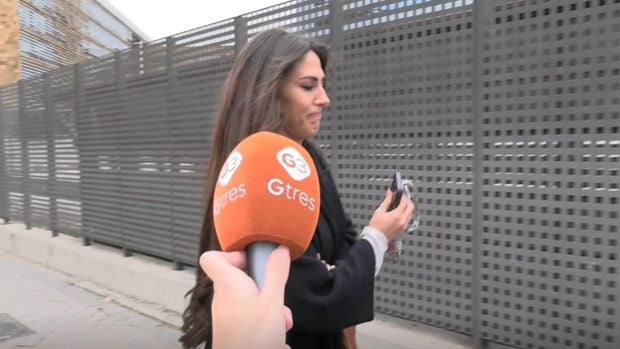 Gemma Camacho en las instalaciones de Mediaset. (Foto: Gtres)