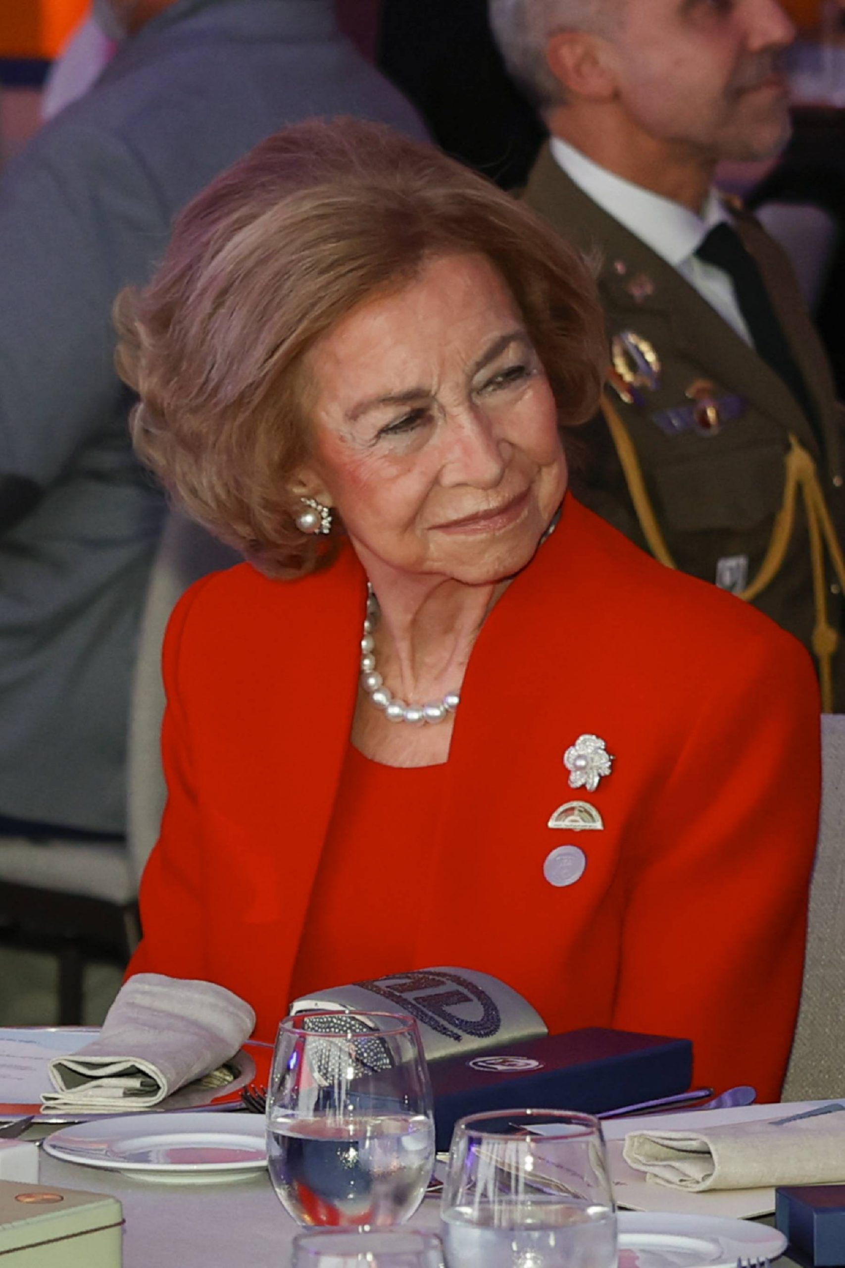 La Reina Sofía en la entrega de unos premios. (Foto: Gtres)