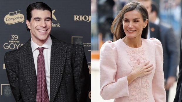 Javier Calvo y la Reina Letizia. (Fotos: Gtres)