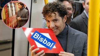 David Bisbal inaugura el Tren de la Navidad. (Fotos: Gtres)