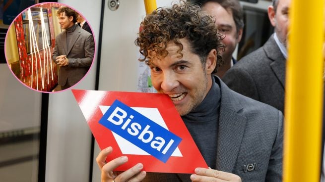 David Bisbal inaugura el Tren de la Navidad. (Fotos: Gtres)