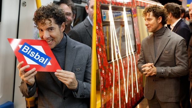 David Bisbal inaugura el Tren de la Navidad. (Fotos: Gtres)