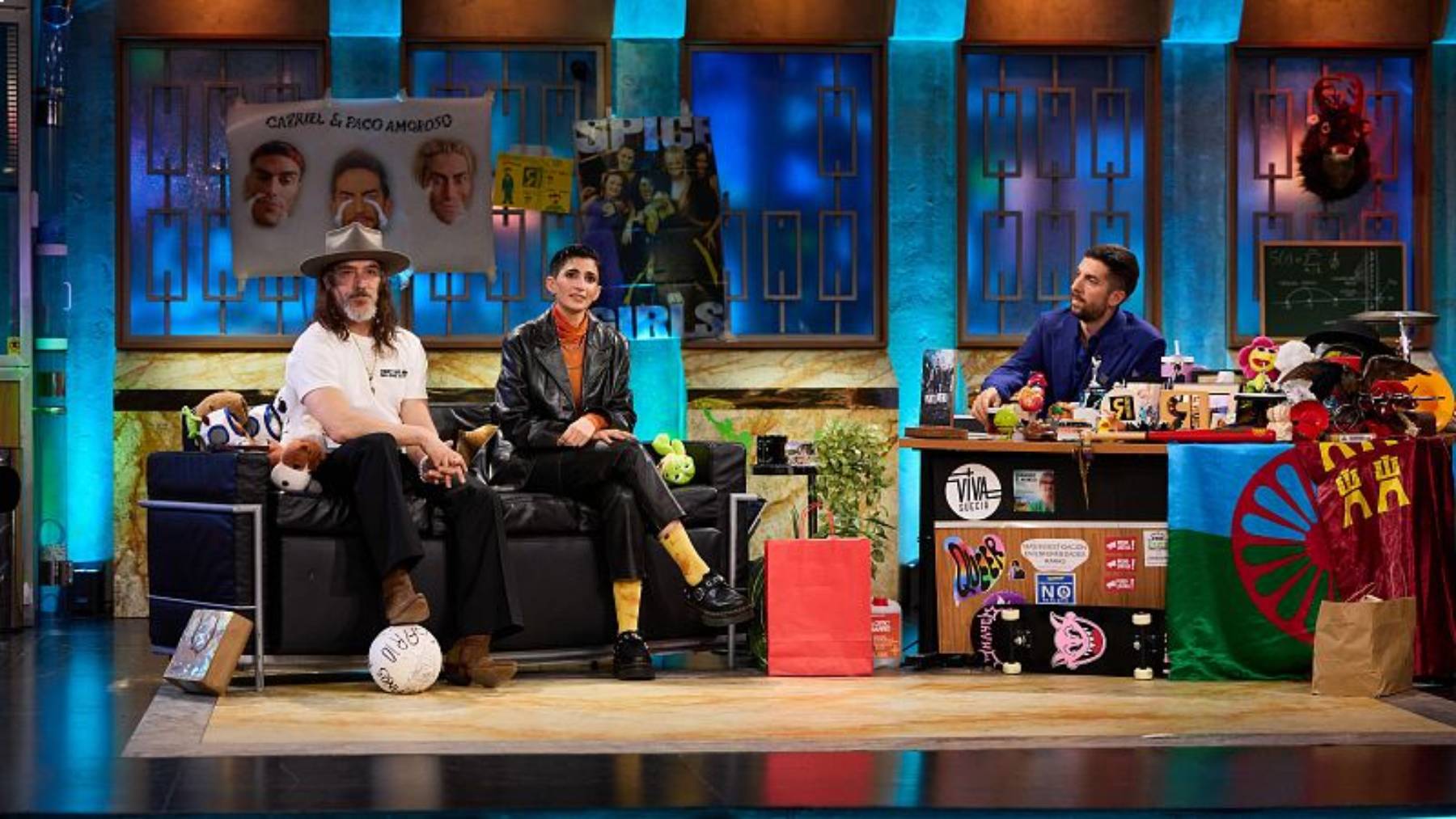 Alba Flores en 'La Revuelta'. (Foto: RTVE)