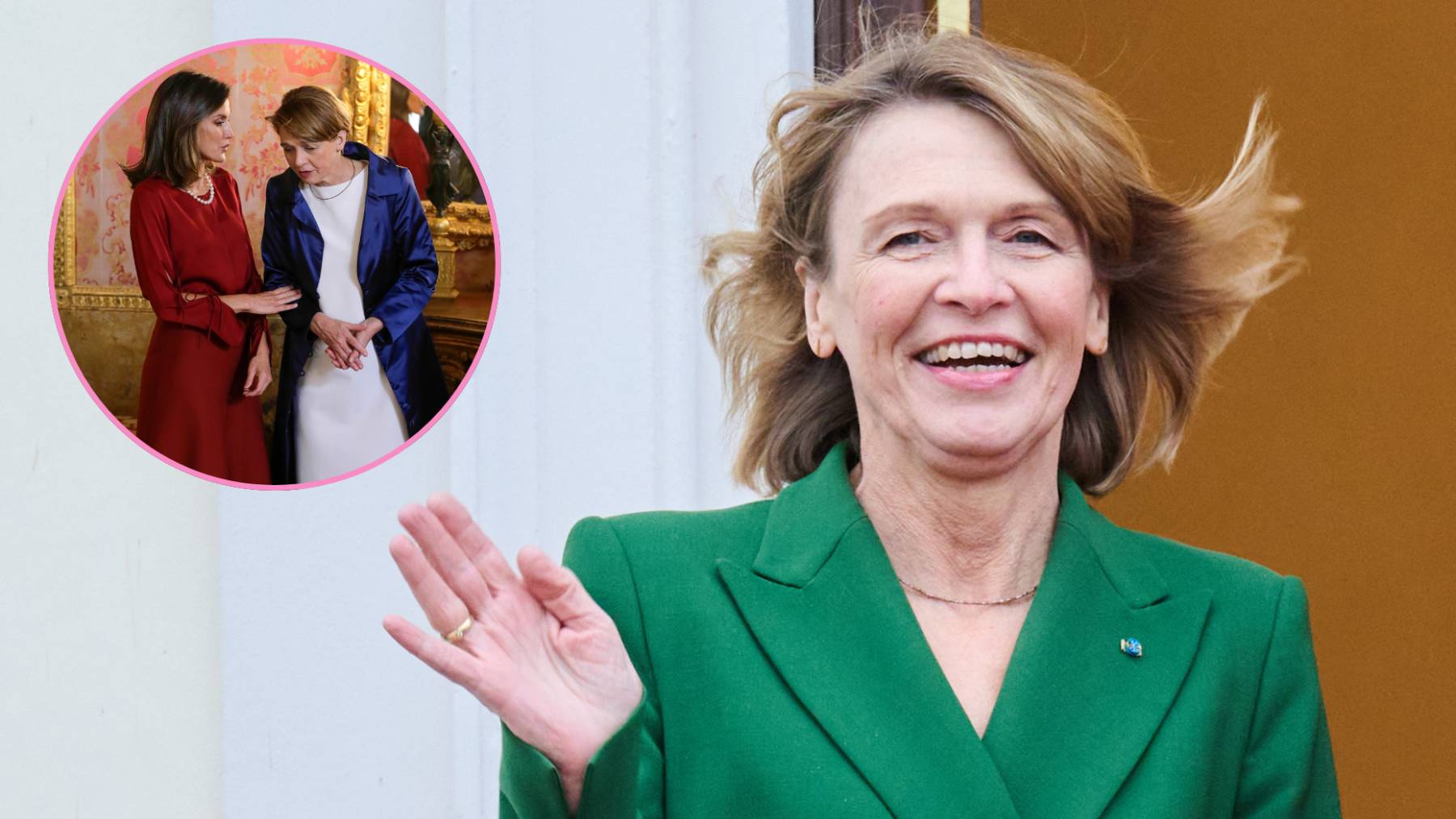 De los nervios frente a la Reina Letizia al riñón de su marido: la historia de Elke Büdenbender