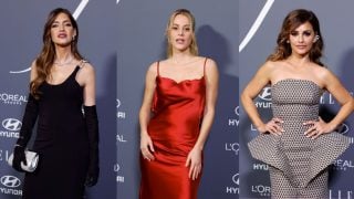 Sara Carbonero, Candela Márquez y Mónica Cruz en los premios ELLE. (Foto: Gtres)