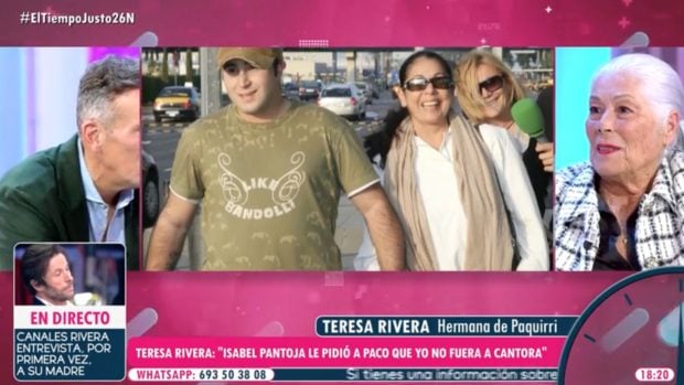 Teresa Rivera en 'El tiempo justo'. (Foto: Telecinco)