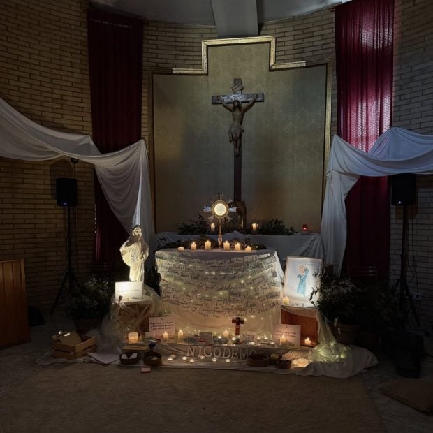 Carlota Uribarri compartió una imagen del retiro de Nicodemo, en el que está muy implicada. (Foto: Redes Sociales)