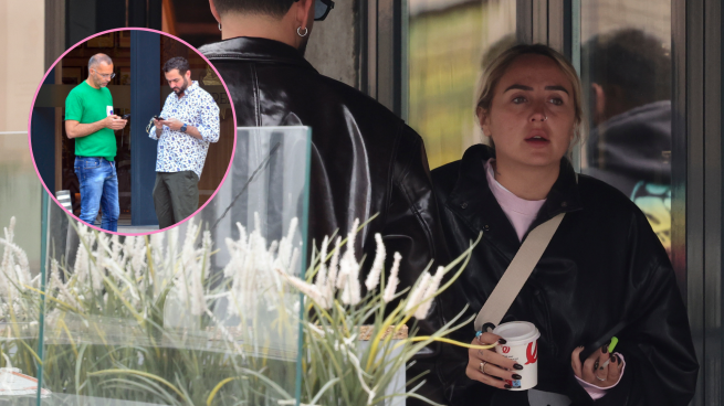 Rocío Flores, Óscar Cornejo y Adrián Madrid. (Foto: Gtres)