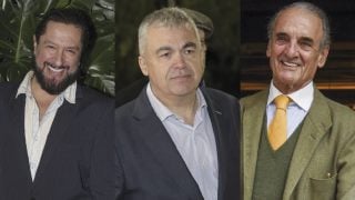 Montaje de fotos de Rafael Amargo, Santos Cerdán y Mario Conde. (Foto: Gtres)