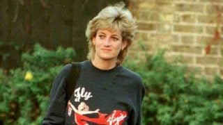 Diana de Gales con una sudadera. (Foto: Gtres)