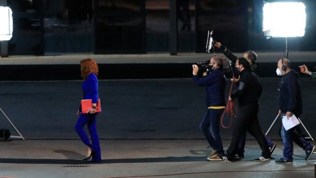 Rocío Carrasco en Telecinco. (Foto: Gtres)