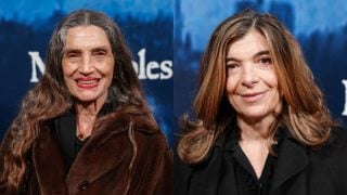 Ángela Molina y Xandra Falcó en el Teatro Nuevo Apolo. (Fotos: Gtres)