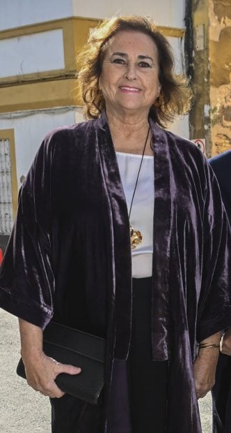 Carmen Tello en el homenaje a Curro Romero. (Foto: Gtres)