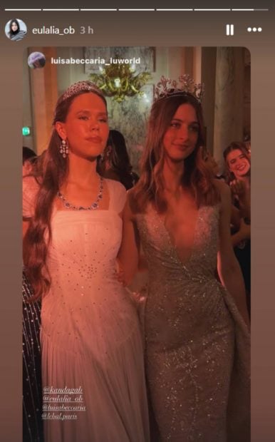 Eulalia Orleans-Borbón en el Baile de Debutantes. (Foto: Instagram)