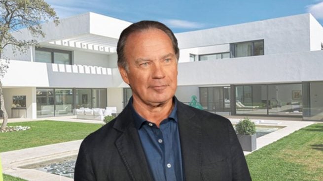 Bertín Osborne y la casa en la que vivió de alquiler en Madrid. Fotos: Idealista y Gtres)