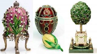 Varios de los huevos de Fabergé. (Fotos: Gtres)