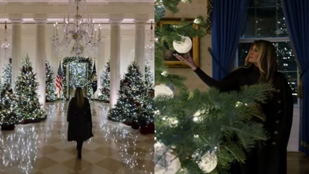 Melania Trump abre las puertas de la Casa Blanca. (Fotos: Redes Sociales)