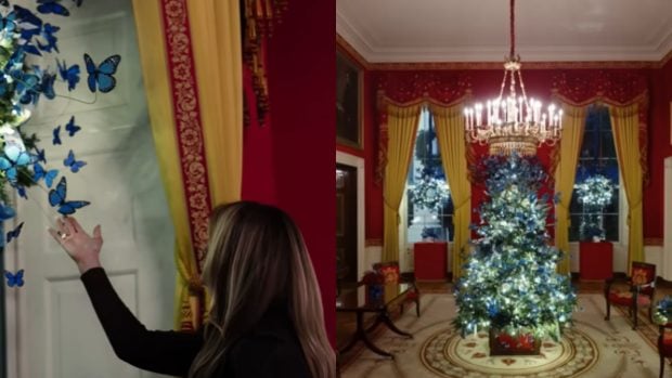 Melania Trump se ha preocupado de cada detalle de la decoración. (Fotos: Redes Sociales)