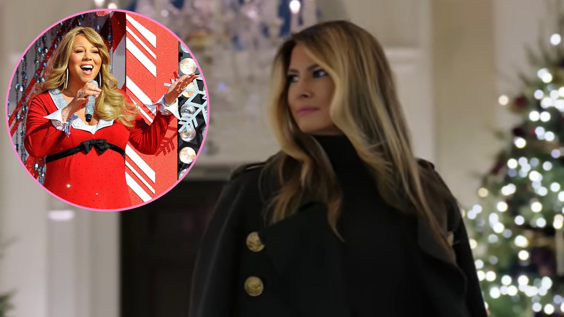 Melania Trump desbanca a Mariah Carey como reina de la Navidad con su decoración para la Casa Blanca
