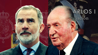El Rey Felipe VI y Juan Carlos I. (Foto: Gtres)