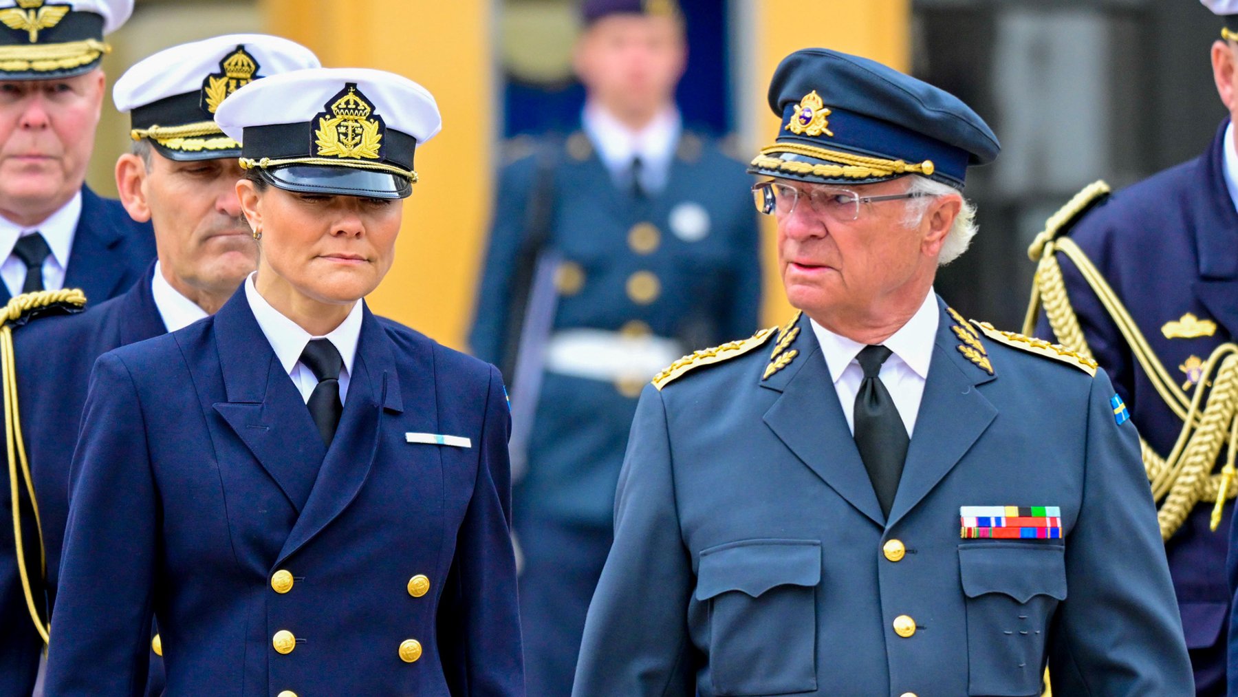 La familia real de Suecia, evacuada en un simulacro de guerra con Rusia