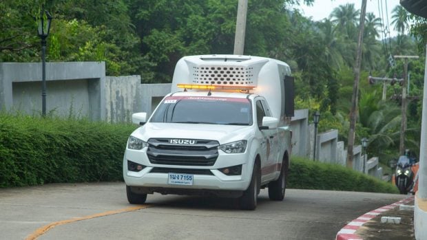 Daniel Sancho llega a la prisión en Tailandia. (Foto: Gtres)
