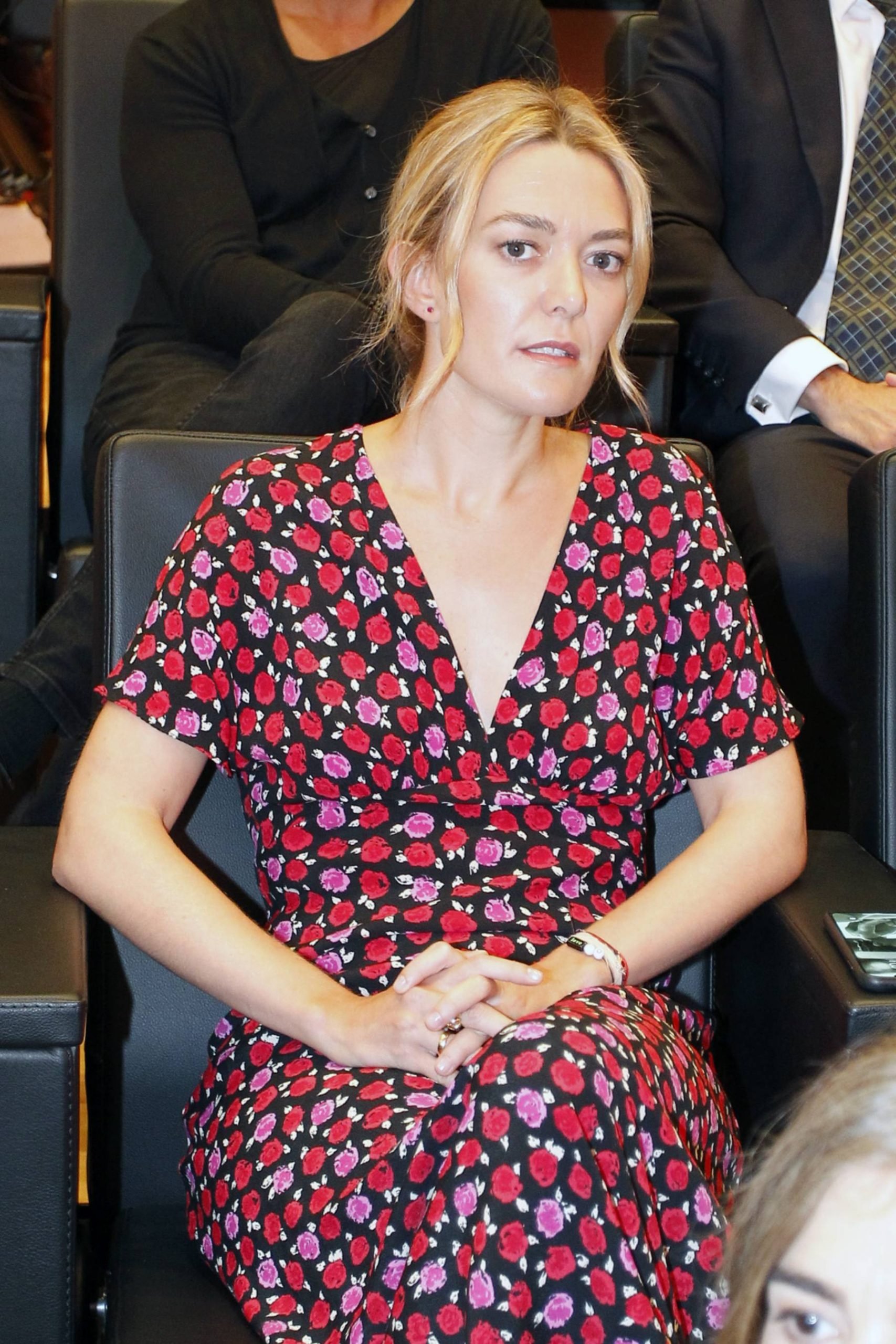 Marta Ortega en una reunión de Inditex. (Foto: Gtres)